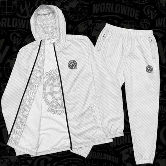 GRINDD "GLOBAL CORE CARBON" TRACKSUIT WHITE
